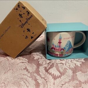 2014 Disney Parks Disneyland Starbucks You Are Here Mug